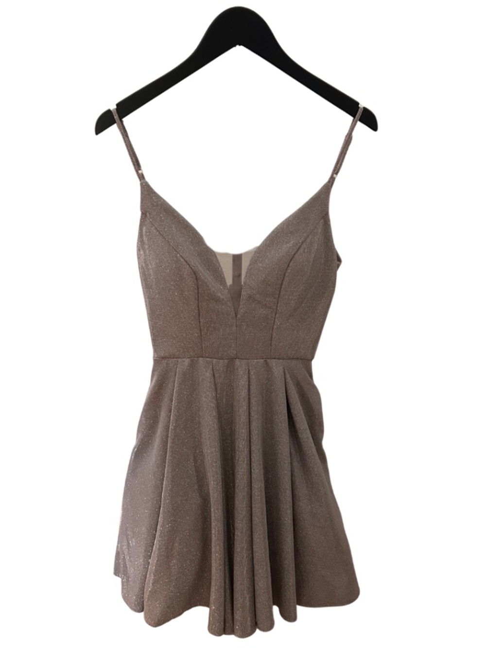 B. Darlin Juniors' Party Pink Glitter Dress | Size 0